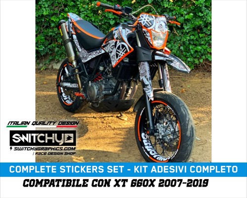 Kit adesivi grafiche yamaha - grafiche, xt